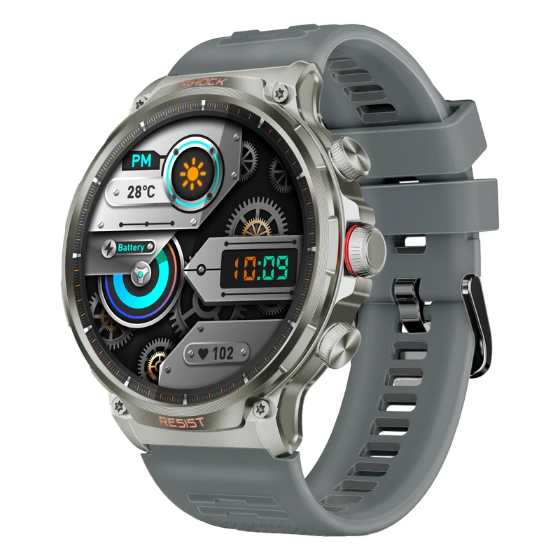Promate Xwatch-R20 Tough-Built Fitness Tracker Smartwatch with BT Calling Sliver Smartwatch