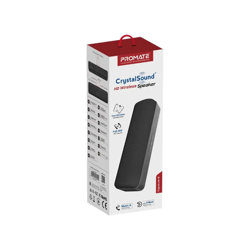 Promate Crystal Sound Speaker - capsule2