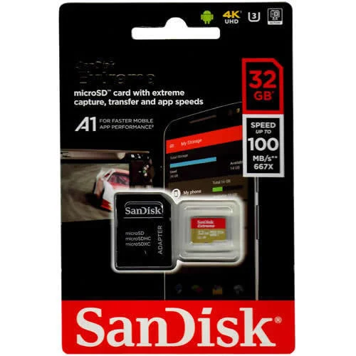 MICRO SD SANDISK 100MB/S 32G