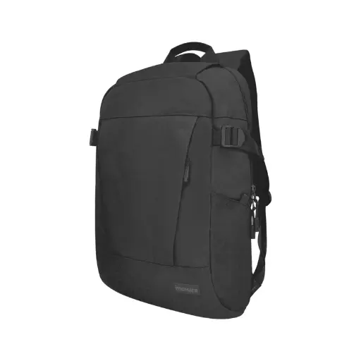 Promate Birger 15.6" ComfortStyle with Large Compartment Backpack Black Bag