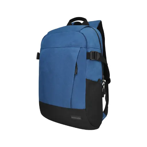 Promate Birger 15.6" ComfortStyle with Large Compartment Backpack Blue Bag