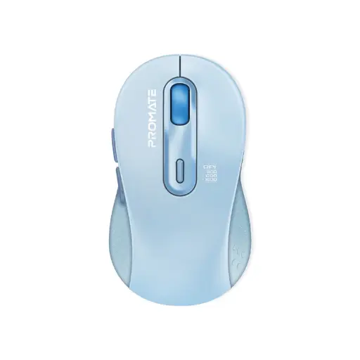 Promate Dual Mode Wireless Optical Mouse with BT &FR Connectivity Ken Blue Mouse
