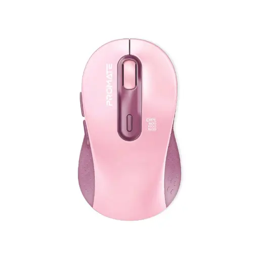Promate Dual Mode Wireless Optical Mouse with BT &FR Connectivity Ken Pink Mouse