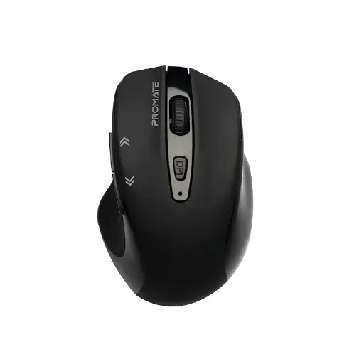 Promate EZGripTM Ergonomic Wireless Cursor Black Mouse
