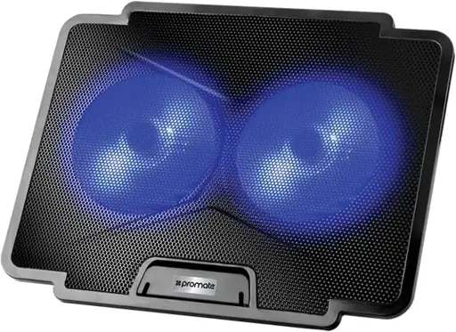 Promate Laptop Cooling Pad with Silent Fan AirBase-1 Black