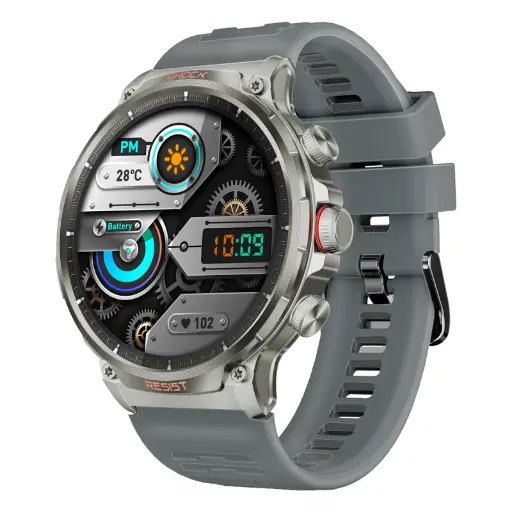 Promate Xwatch-R20 Tough-Built Fitness Tracker Smartwatch with BT Calling Sliver Smartwatch