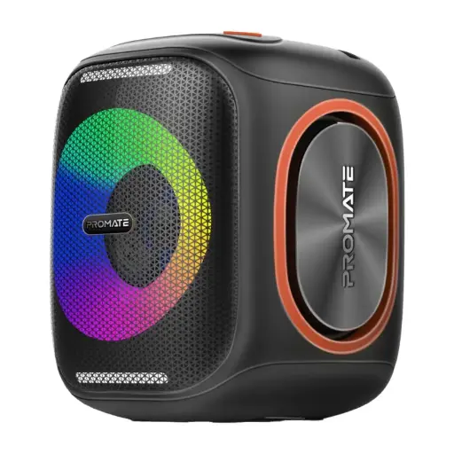 Promate LumiSound™ HD 40W True Wireless  Speaker with  RGB Lights  