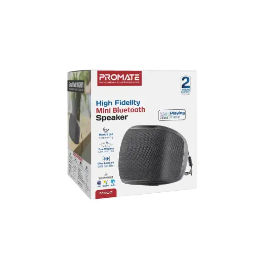 Promate High Fidelity Mini Bluetooth Speaker - Mood
