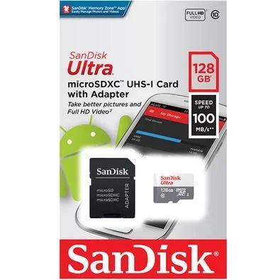 MICRO SD SANDISK 100MB/S 128G
