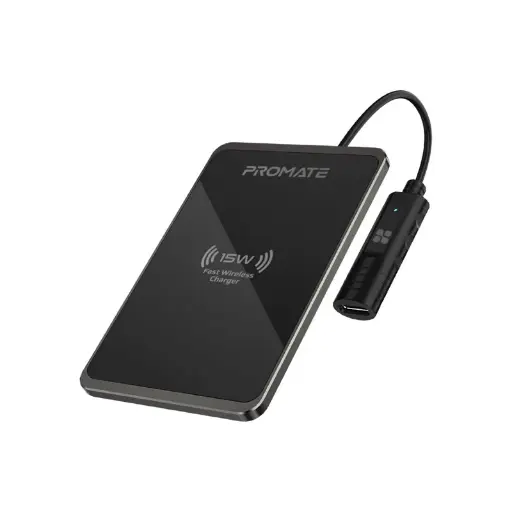 Promate AuraCard-15W,Ultra Slim 15W Fast Charging pad