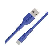 Promate xCord-AC Super Flexible Data and Charge USB-C Navy Cable